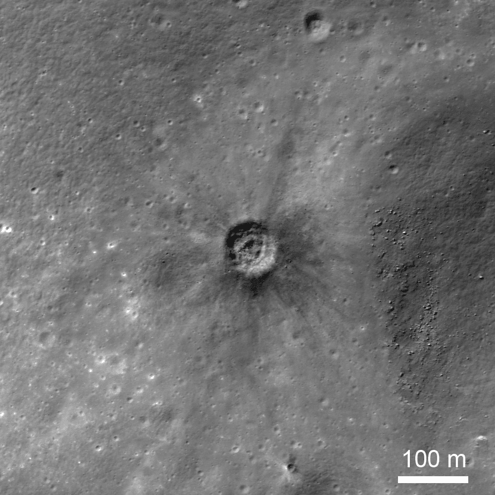 “Ejecta Halo” created on the Moon by Chandrayaan’3 Vikram Lander:- Source(ISRO Study)