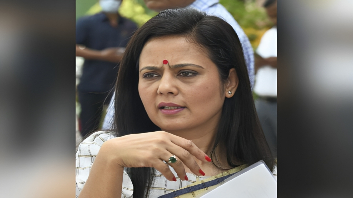 Amid ethics committee controversy:- Moitra remains calm and composed !