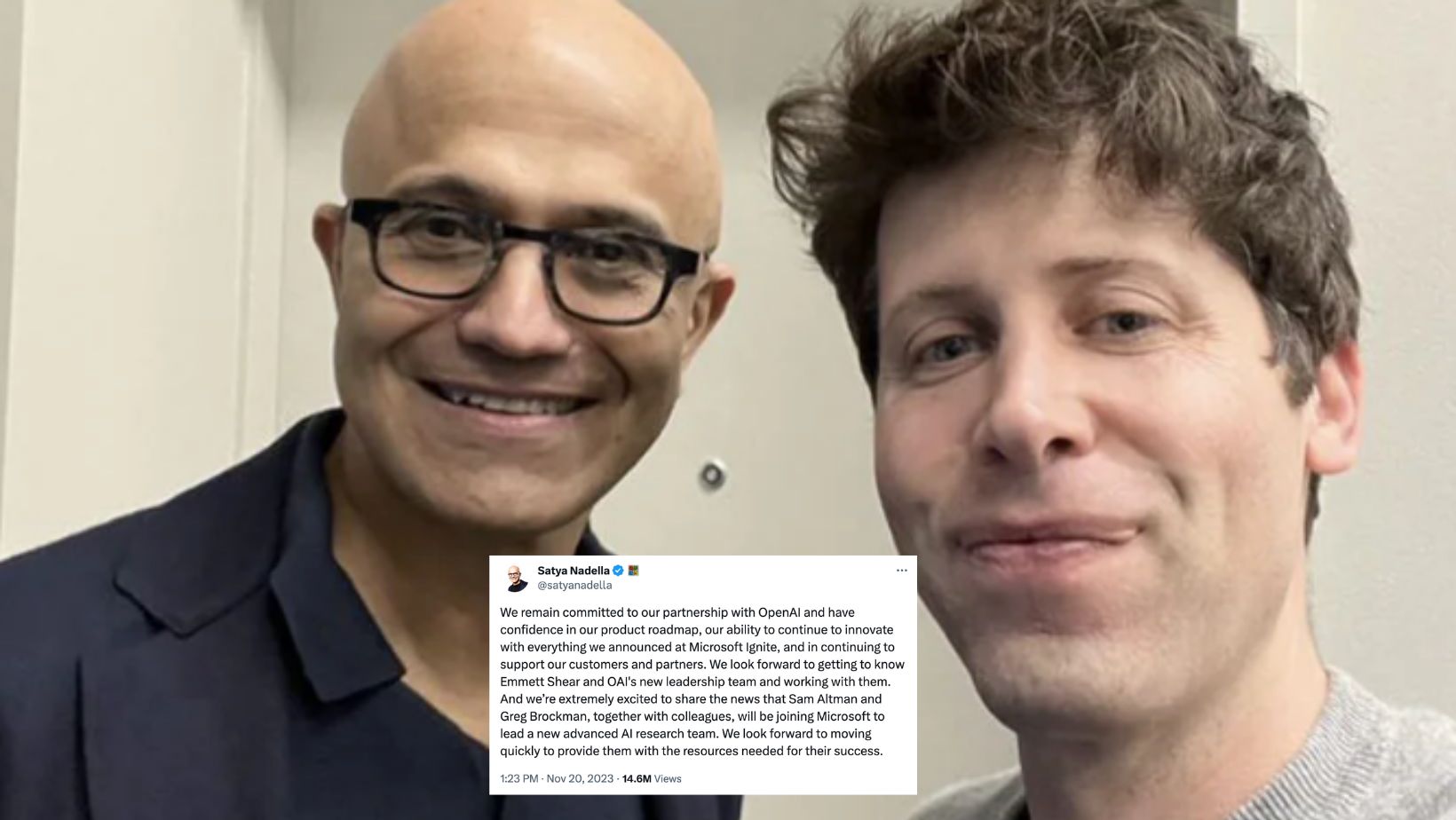 Microsoft hires Open AI Ex-CEO Sam Altman, Brockman, and colleagues before the market opens