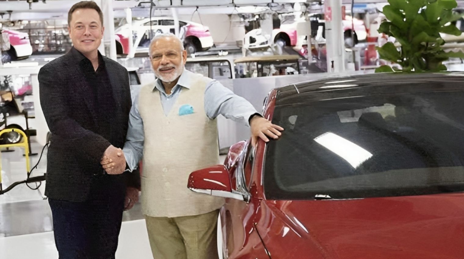 “Tesla Drives into India: Elon Musk Set to Announce First Factory in Gujarat at Vibrant Gujarat Event”