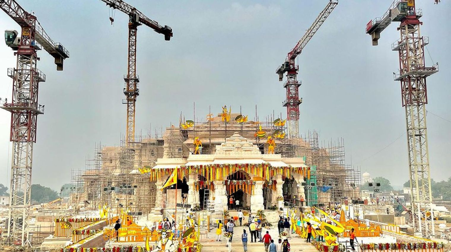 “Sacred Unveiling: Jan-16th, Initiation of Ram Temple Consecration Ceremony with 4,000 Saintly Witnesses”