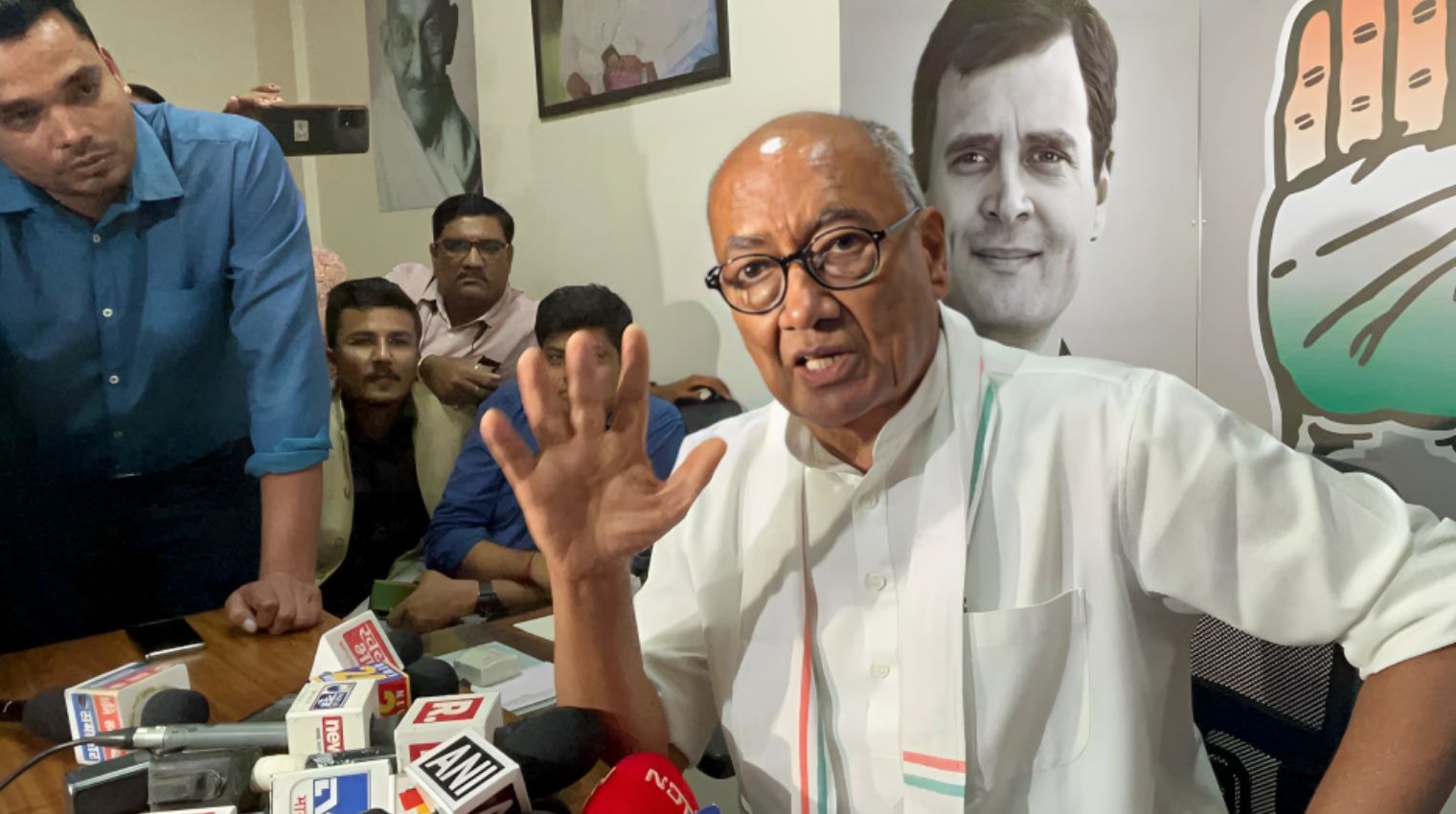 Digvijay Singh questioned the integrity of Voting Machines following Congress’s loss in the elections.