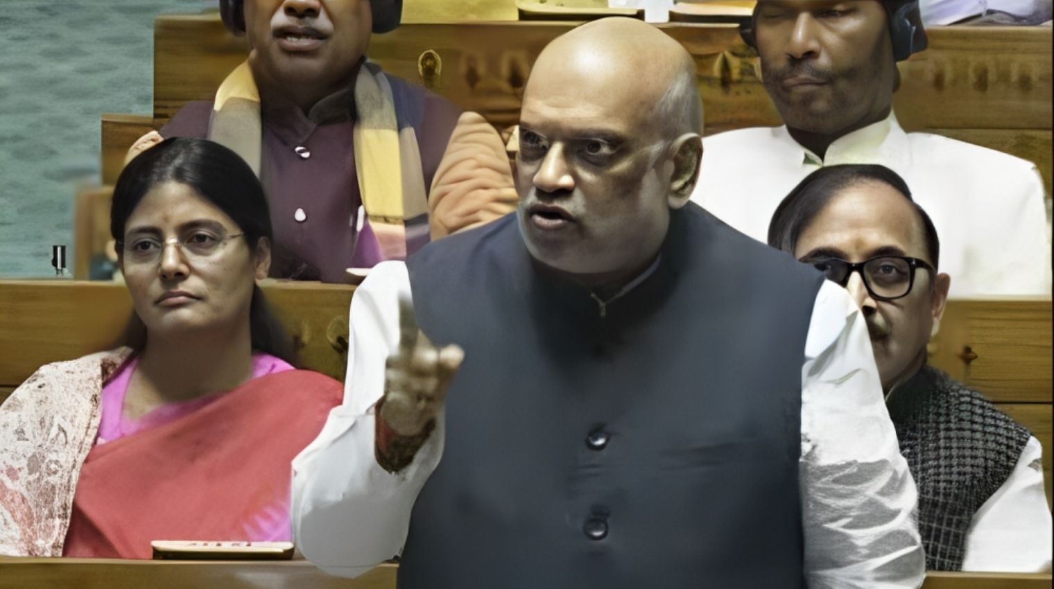 Amit Shah stated in the Lok Sabha that PM Modi guaranteed that India possesses ‘one flag, one Constitution’.