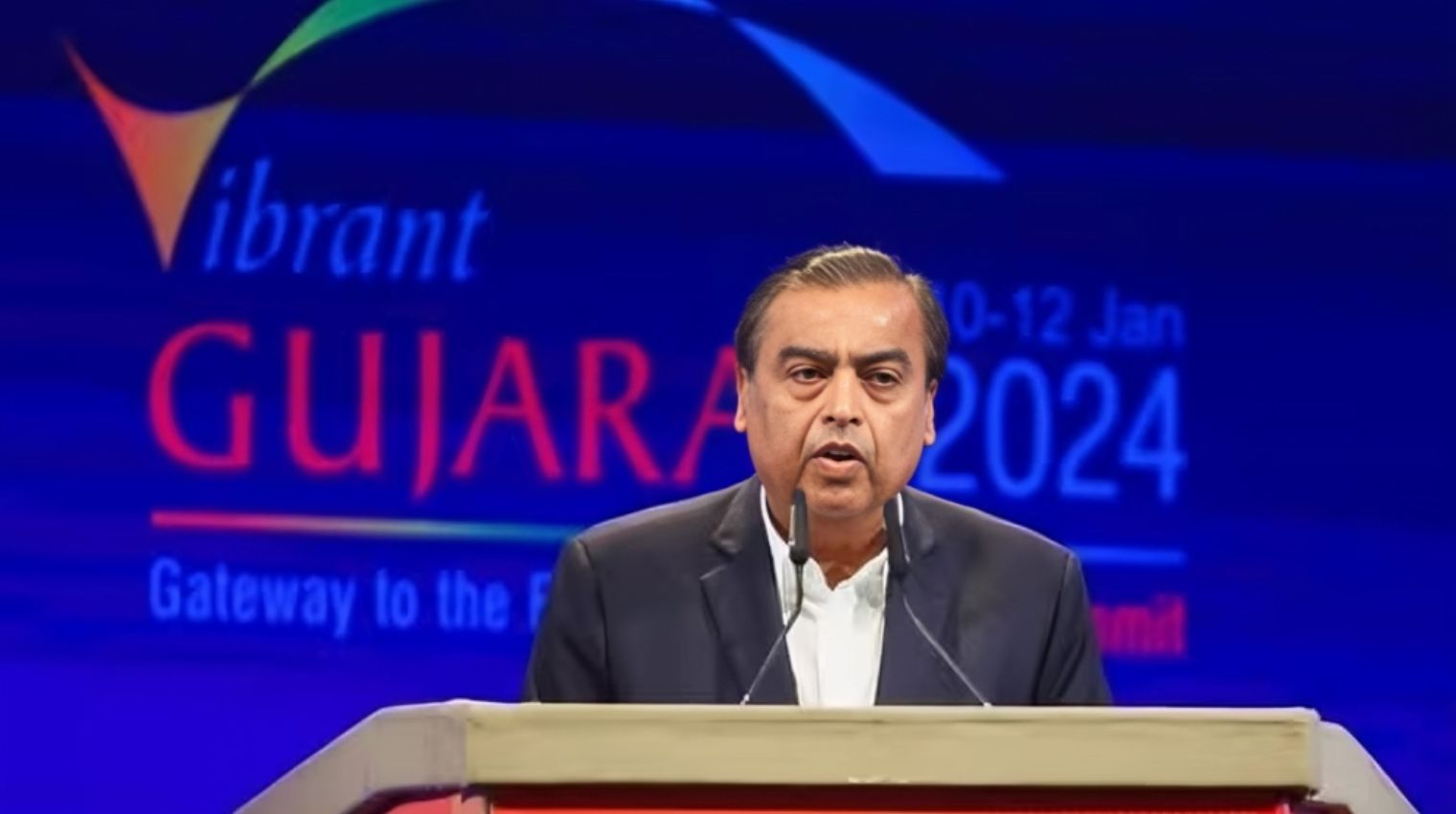 Mukesh Ambani, during the Vibrant Gujarat Summit, referred to Reliance as a Gujarati firm and expressed his opinion on the most successful PM..