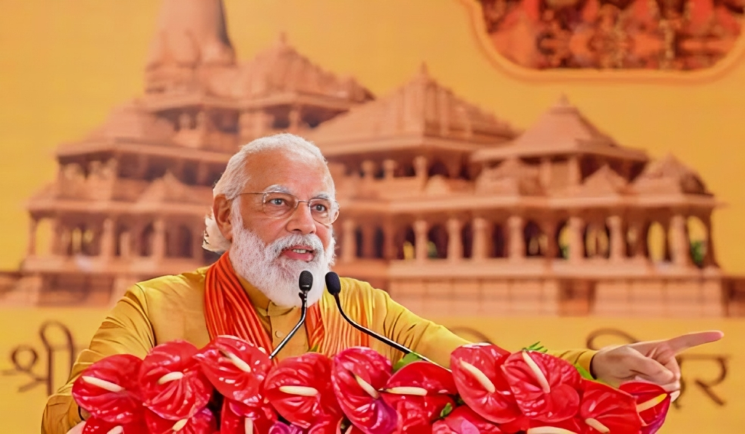 PM Modi initiates an 11-day ‘anushthan’ prior to the consecration ceremony of Ram Mandir.