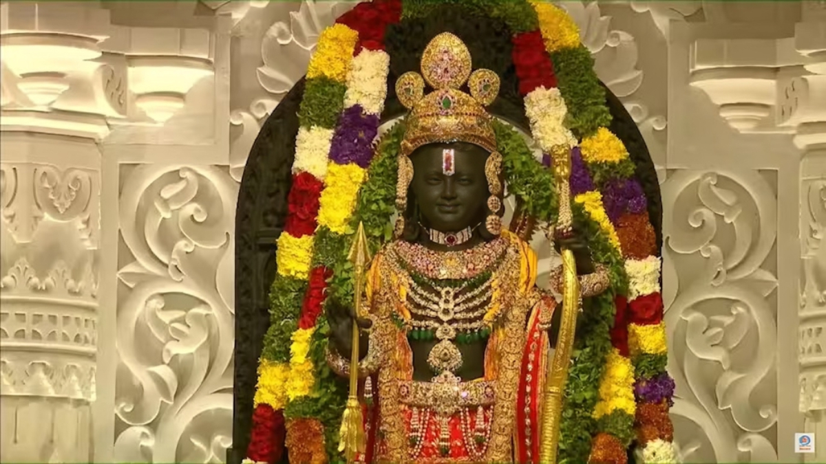 PM, Narendra Modi, officially inaugurated the Hindu temple in Ayodhya, which stands on the site where the Babri mosque once stood.