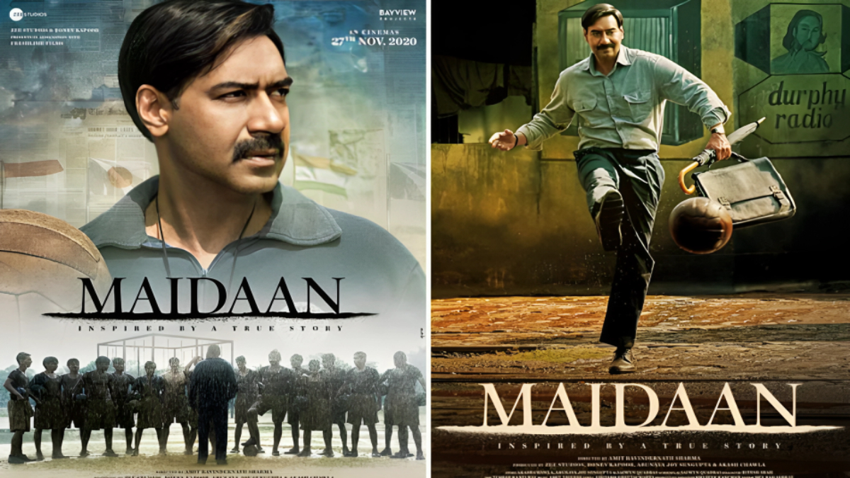 “Scoring Victory: Ajay Devgn Leads the Team in ‘Maidaan’ as Football Coach SA Rahim – A Review”