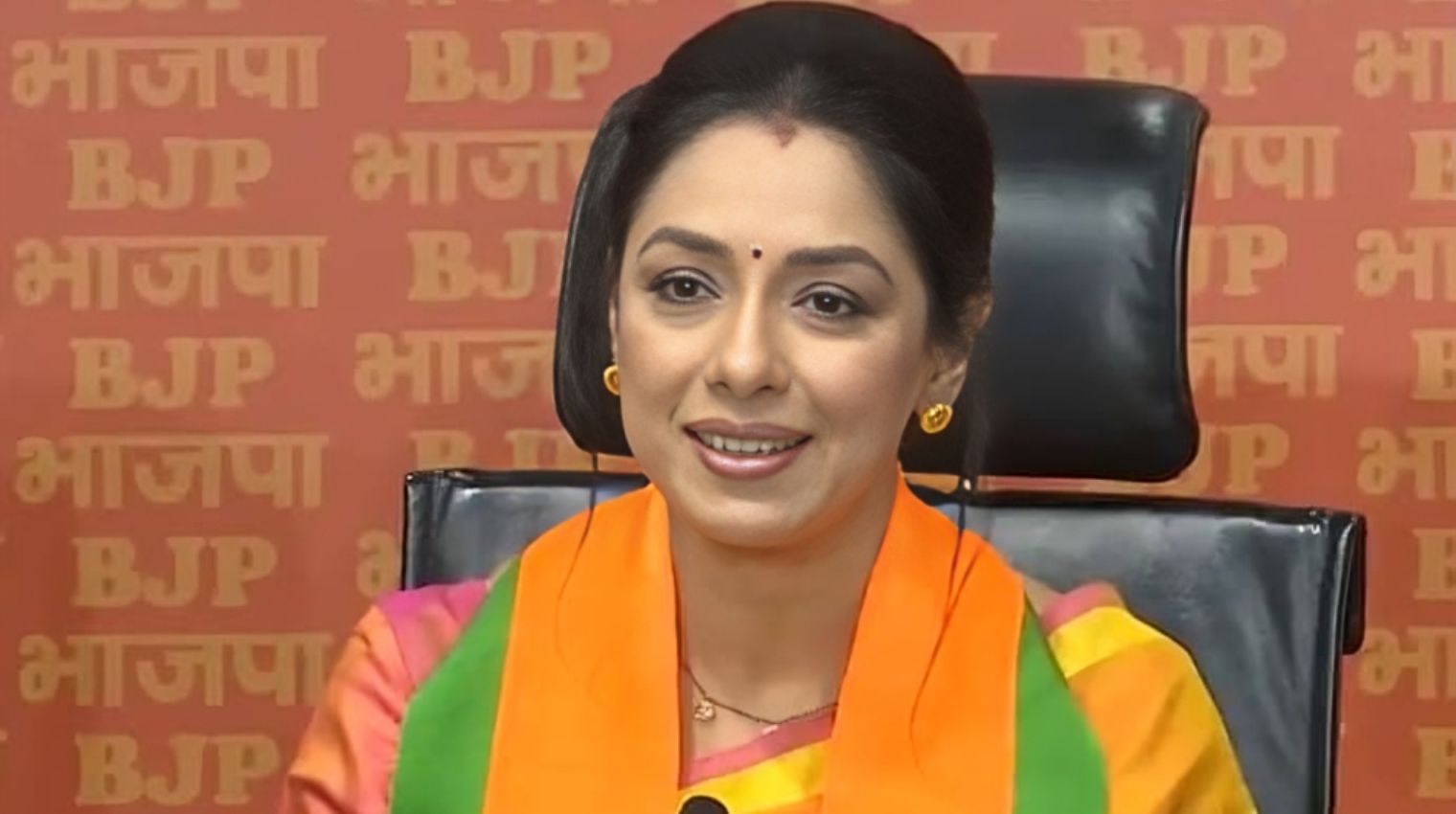 “Anupamaa Star Rupali Ganguly Joins BJP: ‘Embracing the Mahayagya of Politics'”