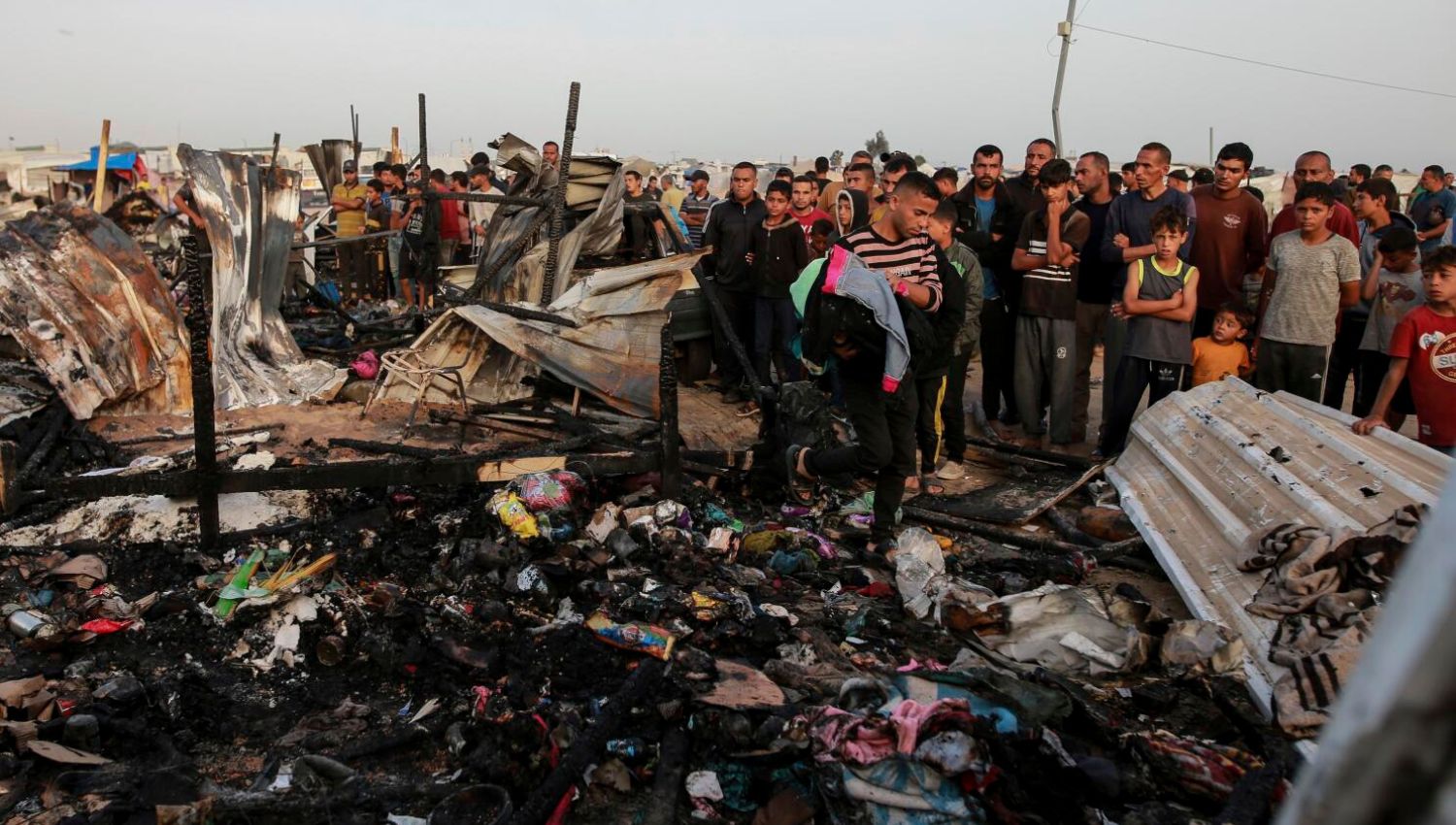 “All Eyes On Rafah: Outrage Erupts After Israeli Strike Kills 45 Civilians”