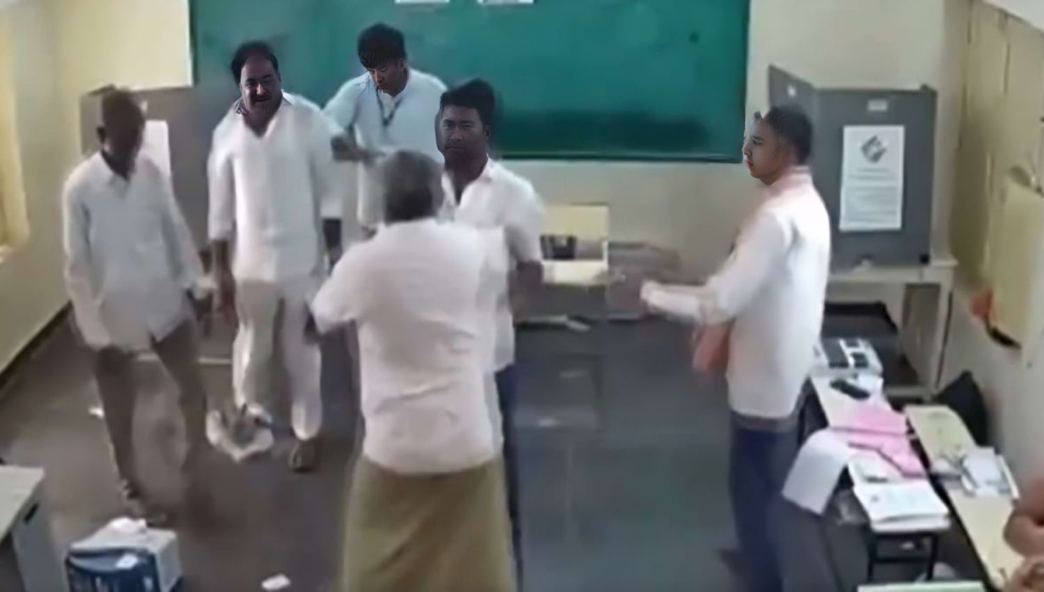 Jagan Reddy’s Party MLA Destroys Voting Machine, Election Commission Launches Investigation