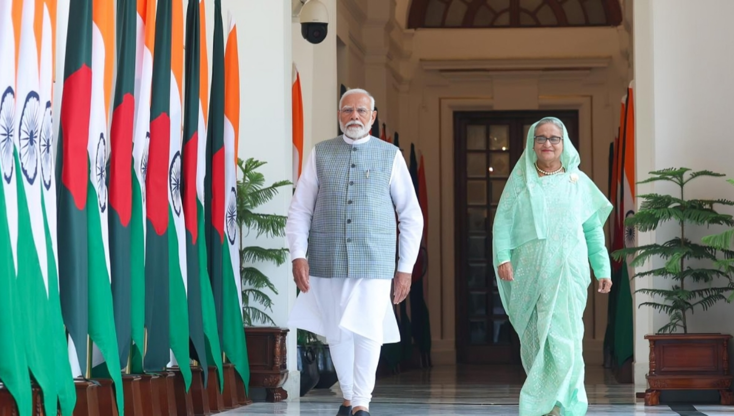 “Modi and Sheikh Hasina Hold Extensive Talks; India and Bangladesh Sign Pact to Enhance Maritime Collaboration and Blue Economy”