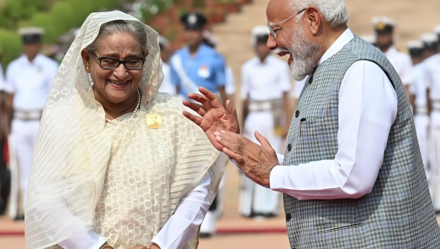 Grand Welcome: Sheikh Hasina’s Momentous India Visit as PM Modi Extends Warm Greetings!