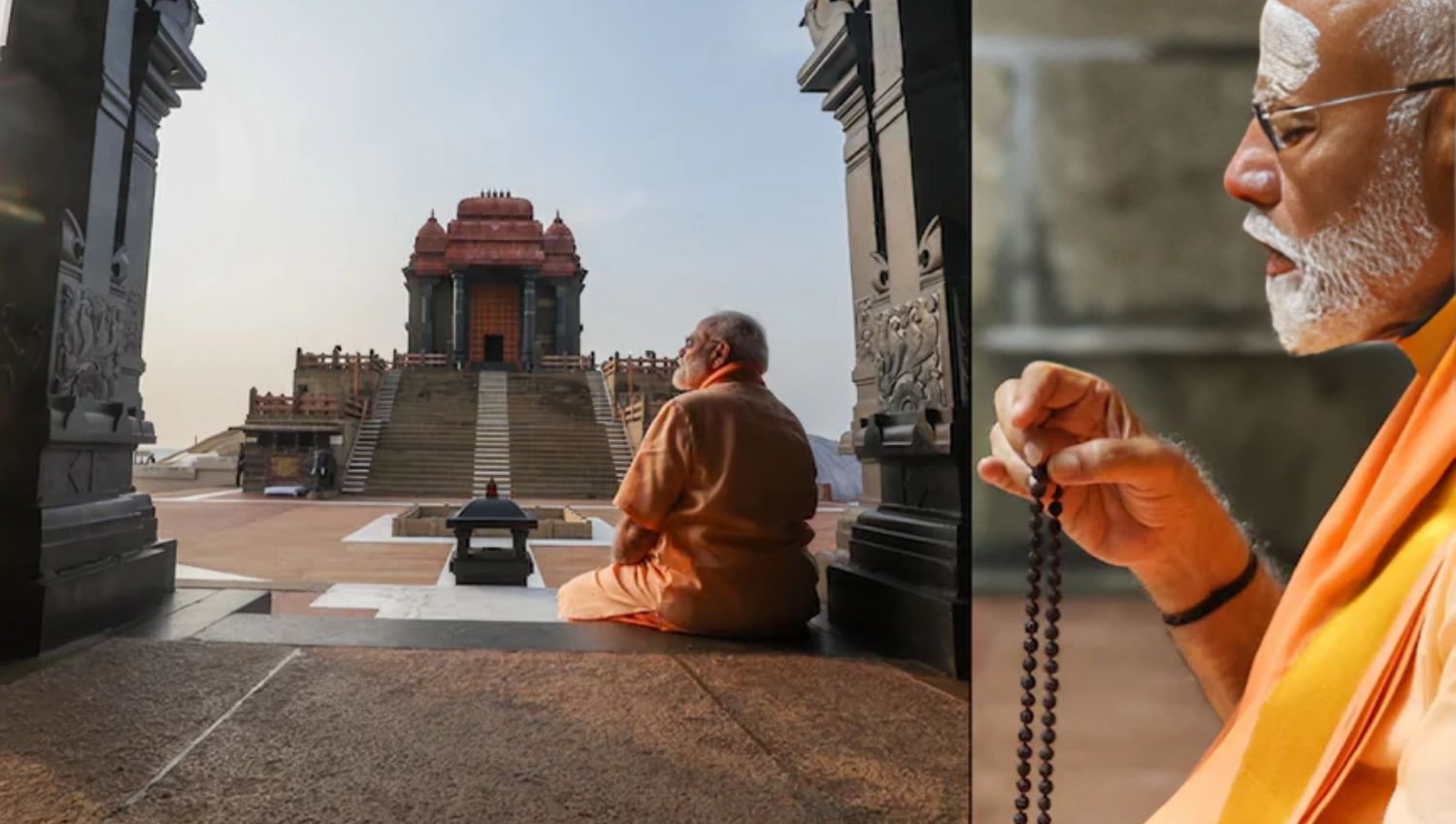 “Watch: PM Modi Meditates at Vivekananda Rock Memorial Ahead of Exit Poll Results | Exclusive Video”