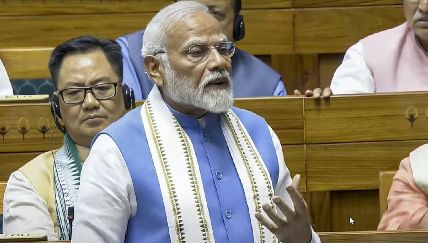 Opposition MPs Stage Walkout in Rajya Sabha; PM Challenges Their Courage to Face the Truth !