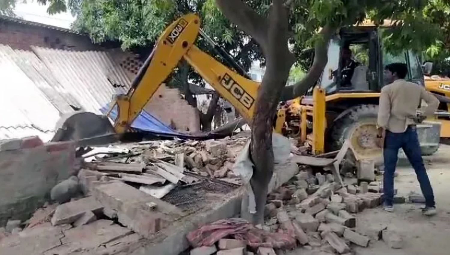 Bulldozer Action Taken: Bakery of Ayodhya Gang-Rape Accused Demolished !