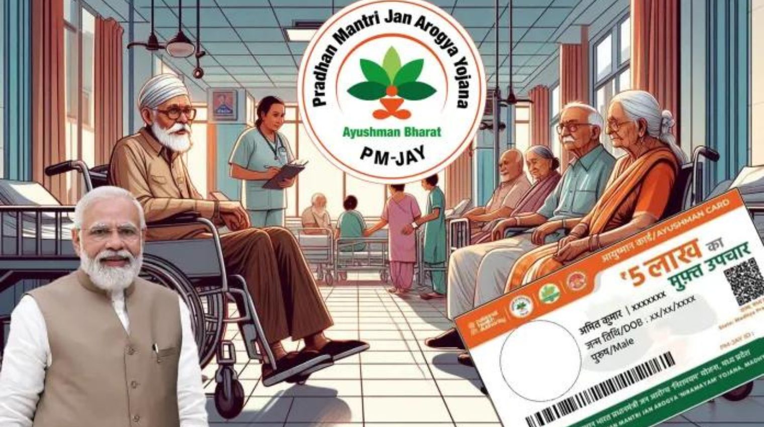 Ayushman Bharat PM-JAY: A Guide to Free ₹5 Lakh Treatment for Senior Citizens Over 70 !