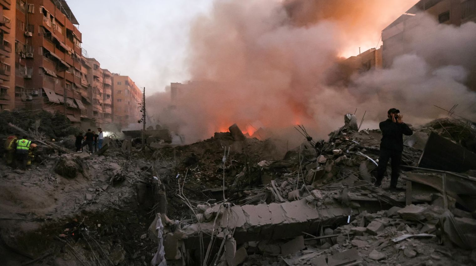 Israel Flattens Hezbollah HQ in Beirut; Group Claims Nasrallah Unharmed !